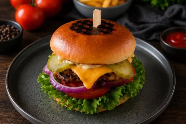 Stratus cheeseburger